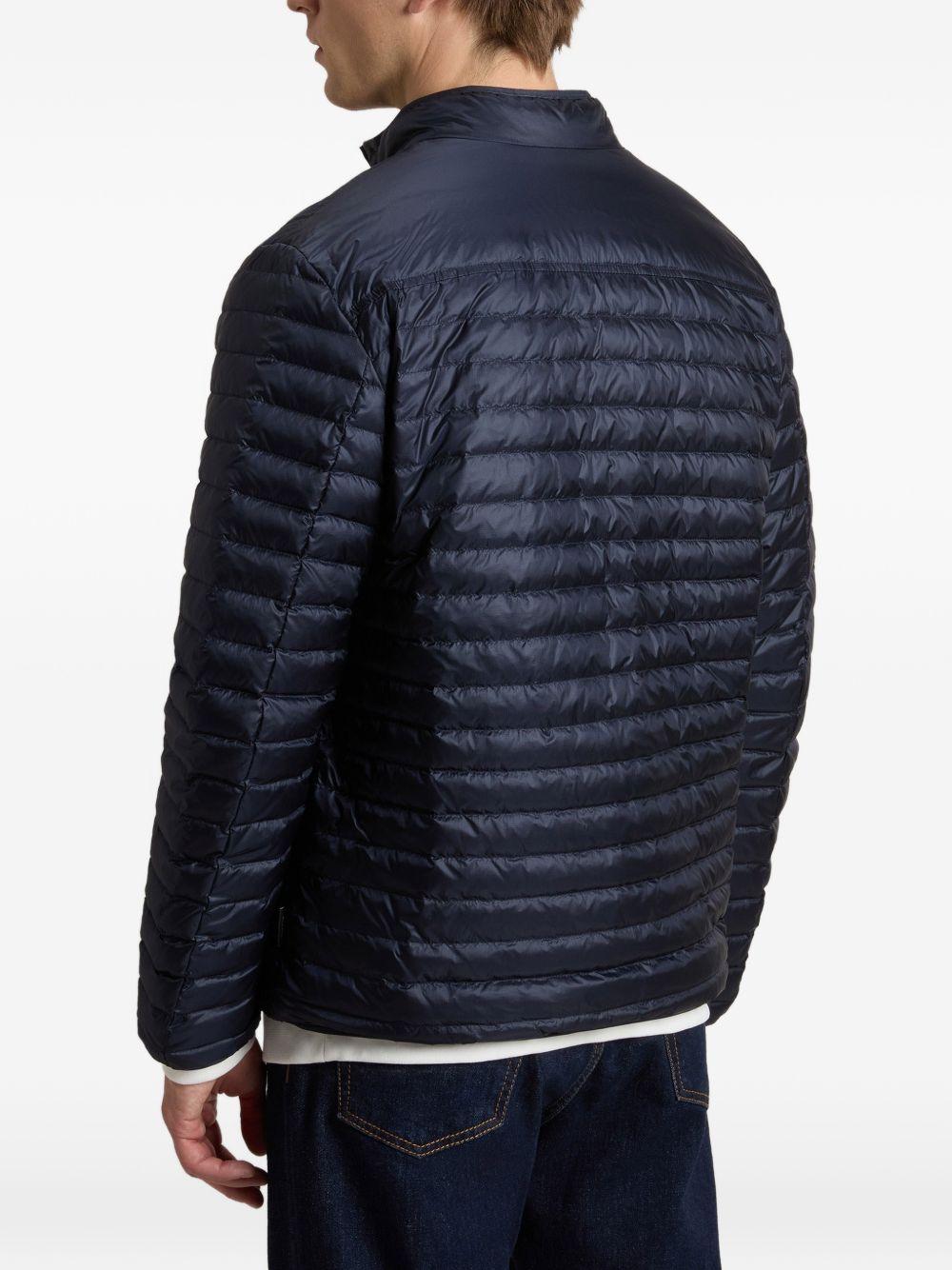 WOOLRICH Piumino corto trapuntato blu