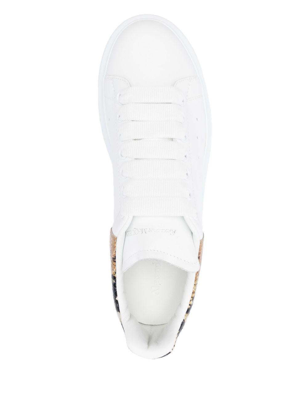 ALEXANDER McQUEEN Sneakers 'Oversize' con tallone in stampa pitone