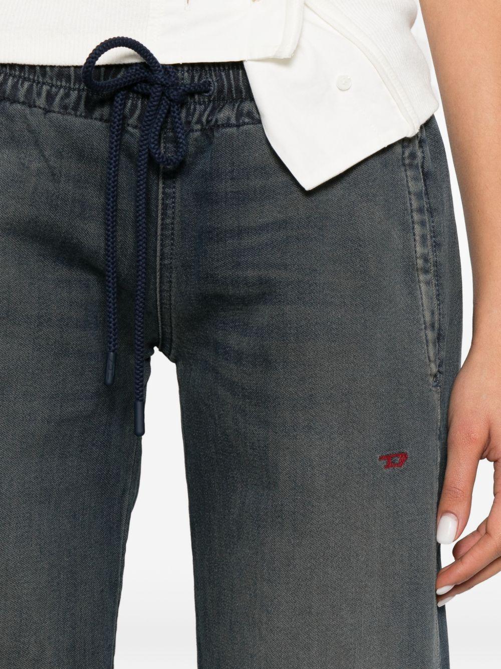 DIESEL Jeans effetto washed sulla gamba
