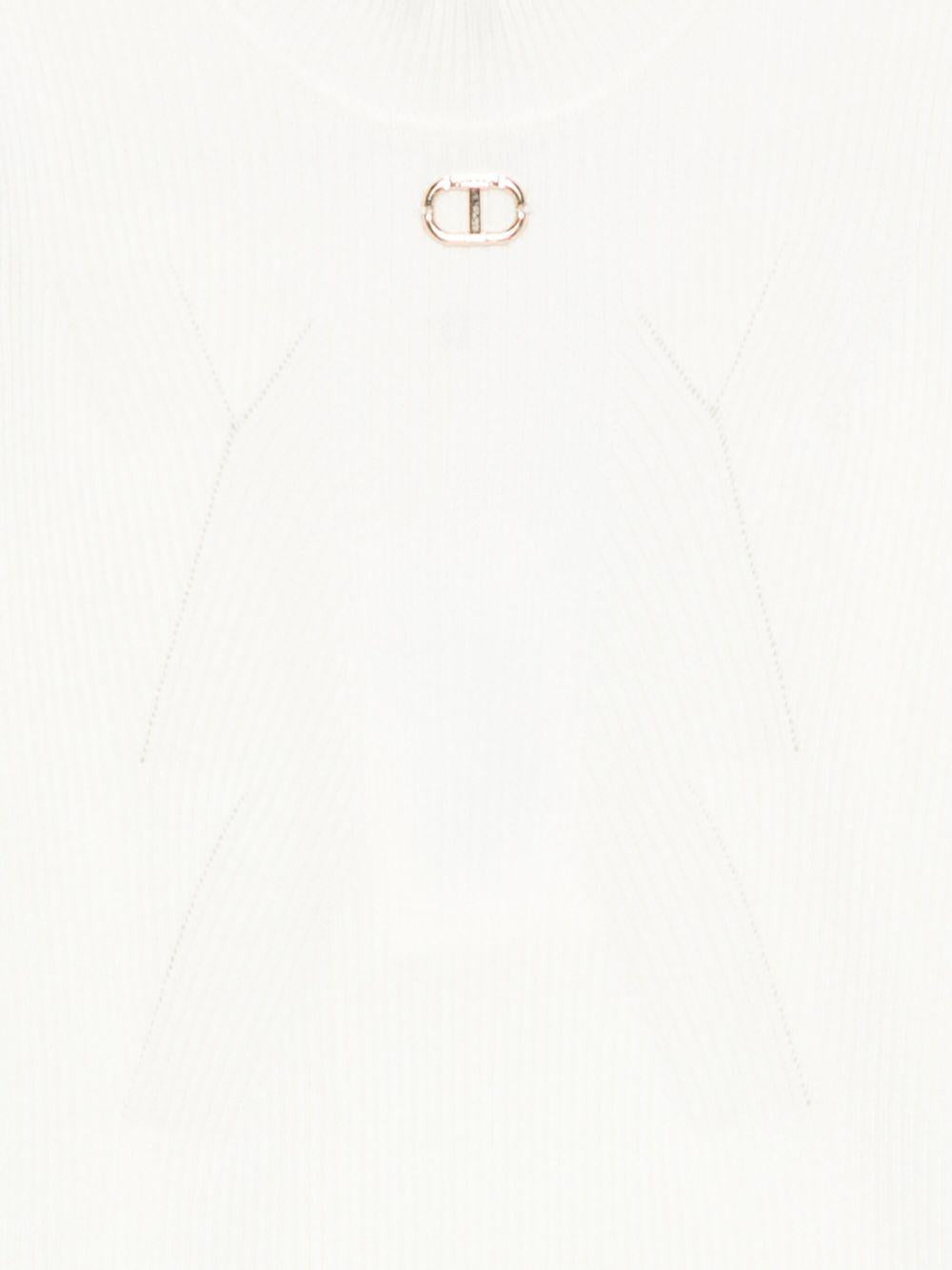 TWINSET Maglia a collo alto con logo