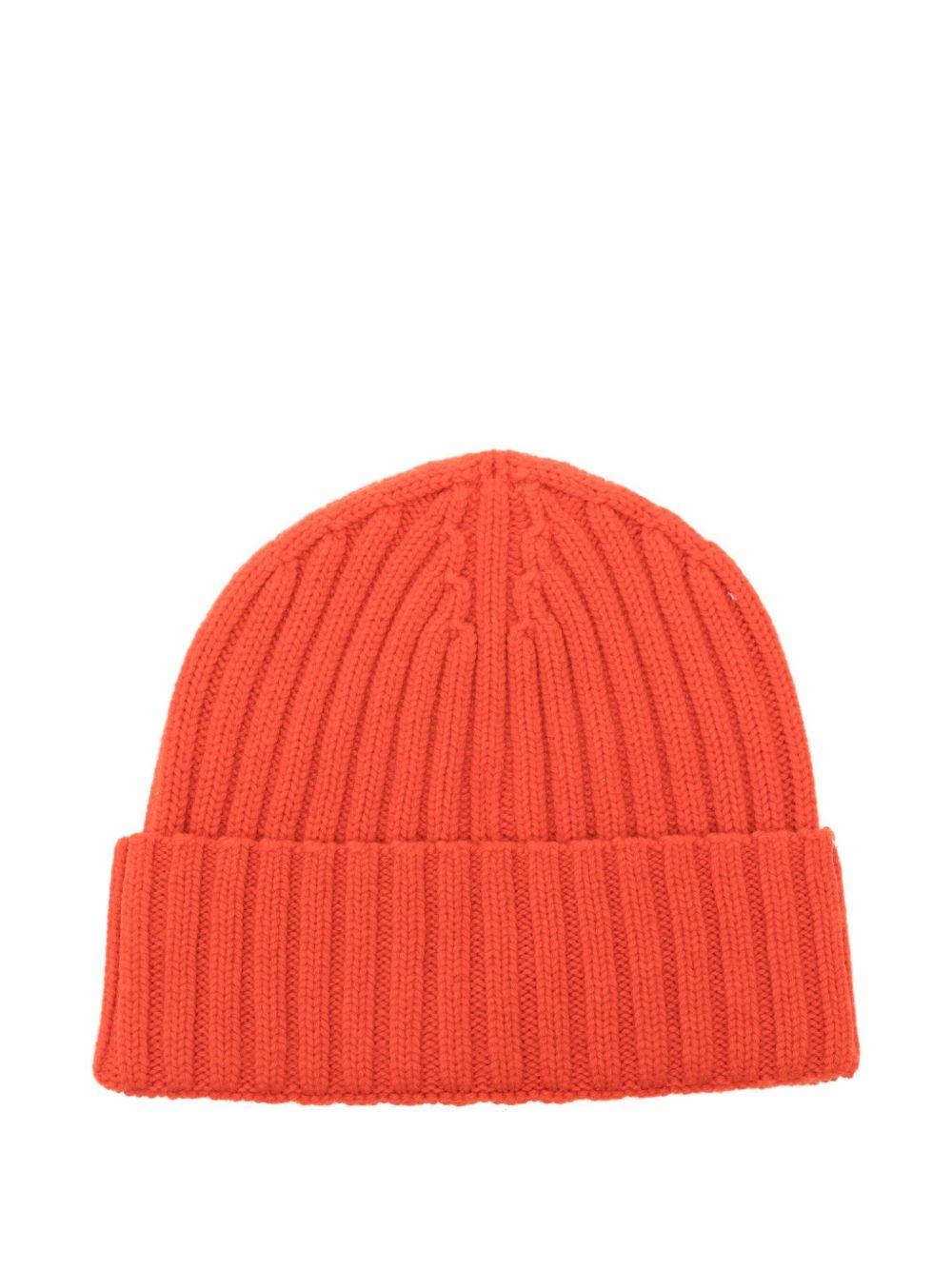 MC2 SAINT BARTH Cappello Wengen Wool arancione a coste