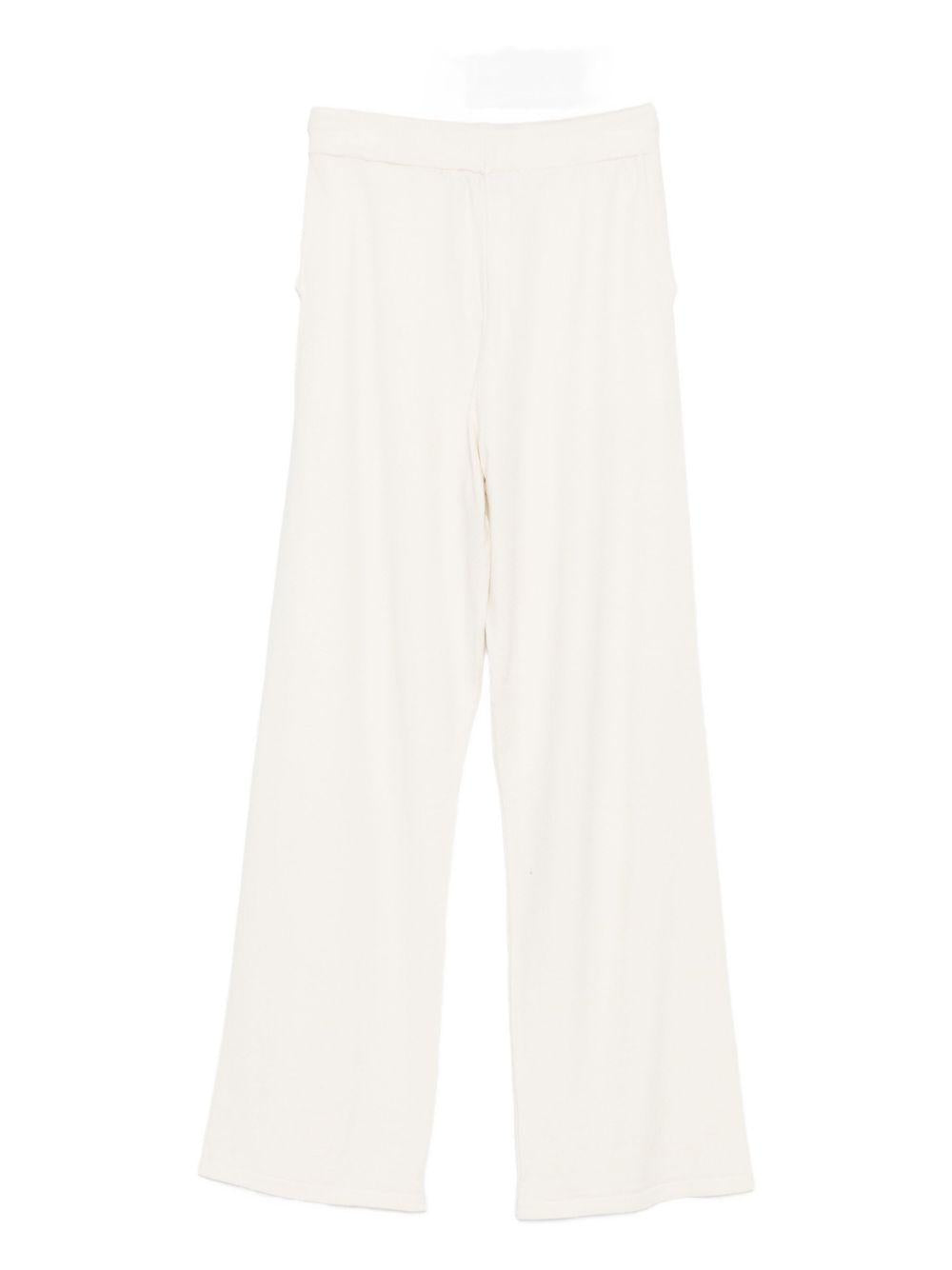 BLUGIRL Pantaloni wide leg avorio