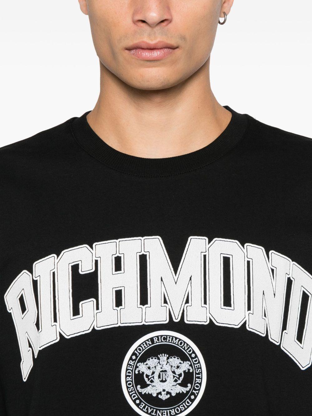 JOHN RICHMOND T-shirt a maniche lunghe con logo