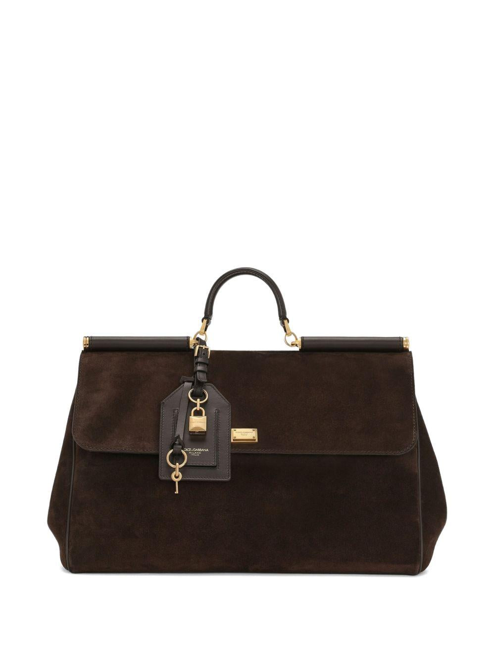 DOLCE e GABBANA Borsa a mano 'Sicily Soft Suede'