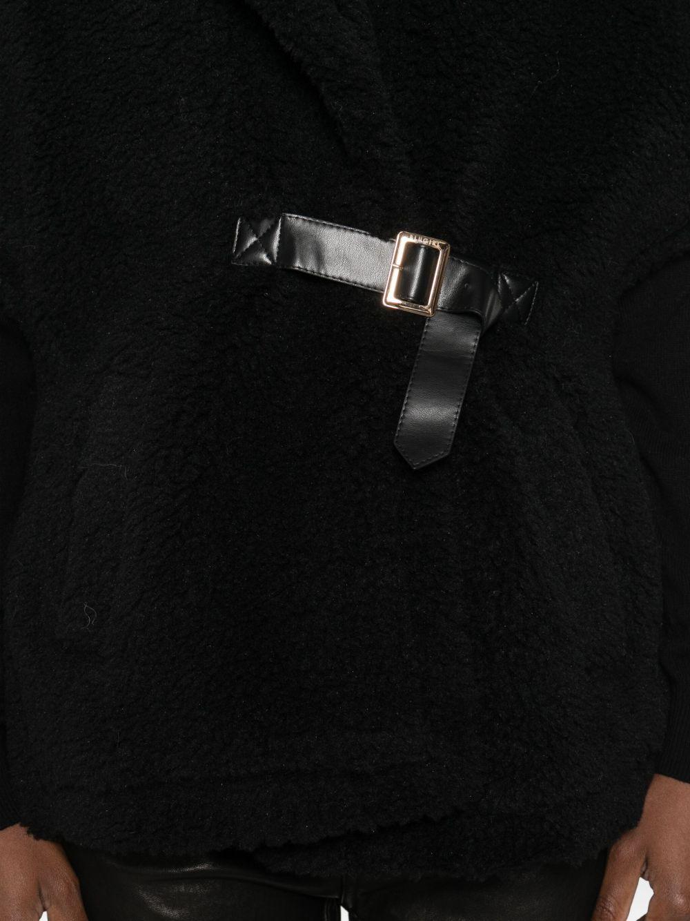 BLUGIRL Gilet teddy nero