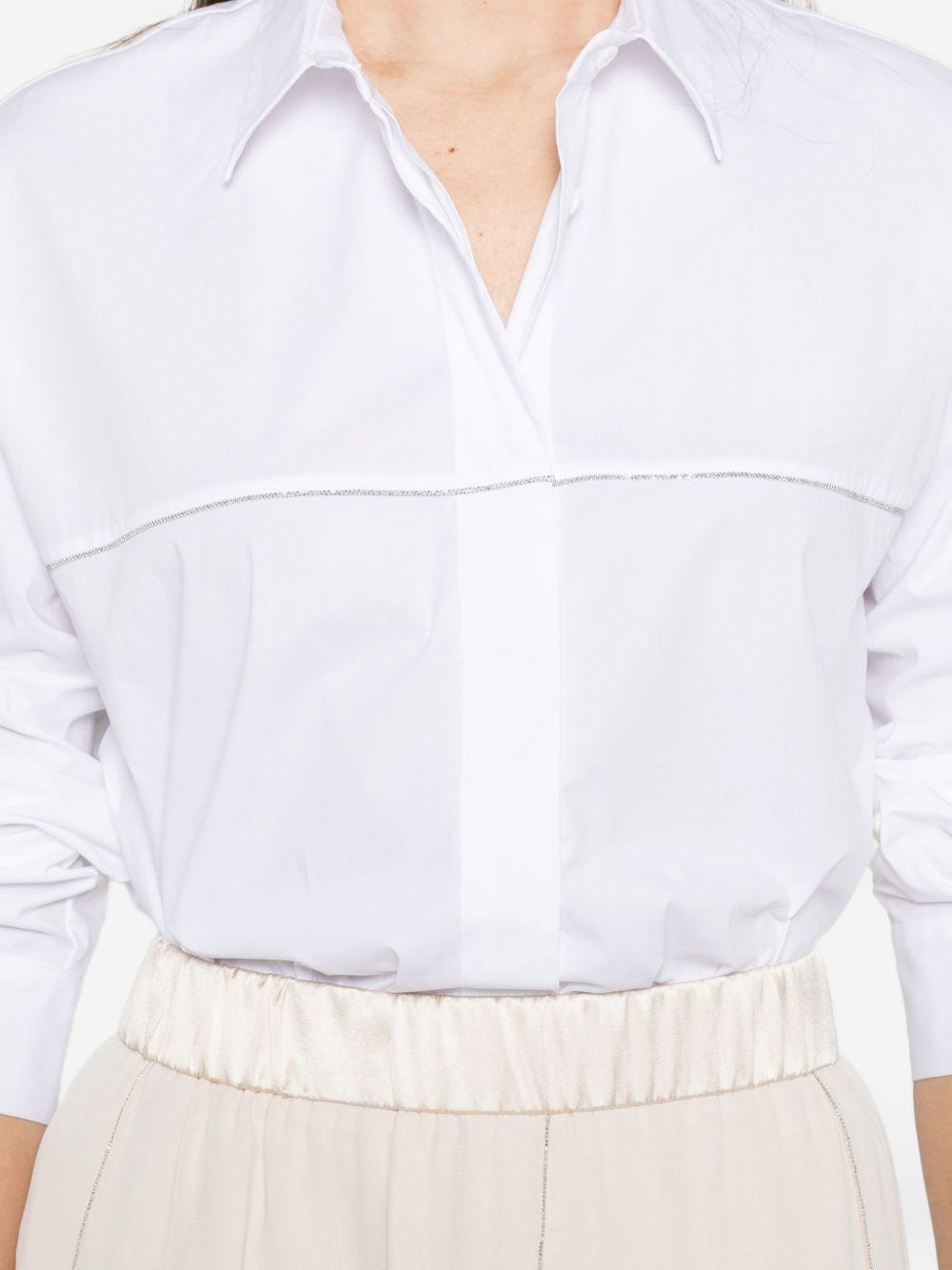 PESERICO Camicia bianca a maniche lunghe