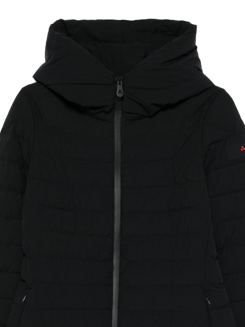 PEUTEREY Piumino lungo 'Campbell' nero