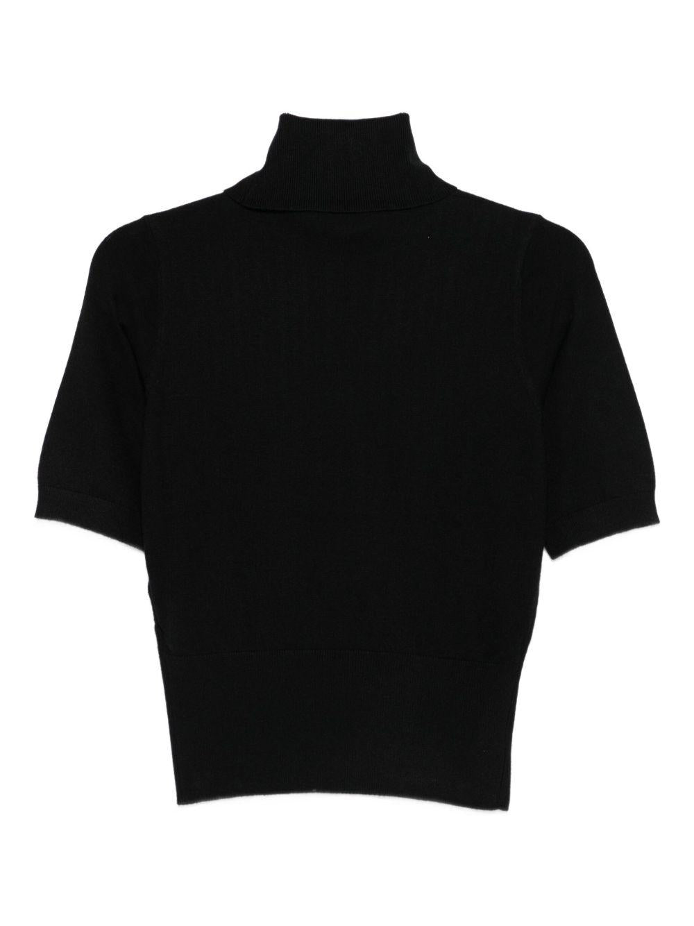 SEVENTY Dolcevita manica corta con strass