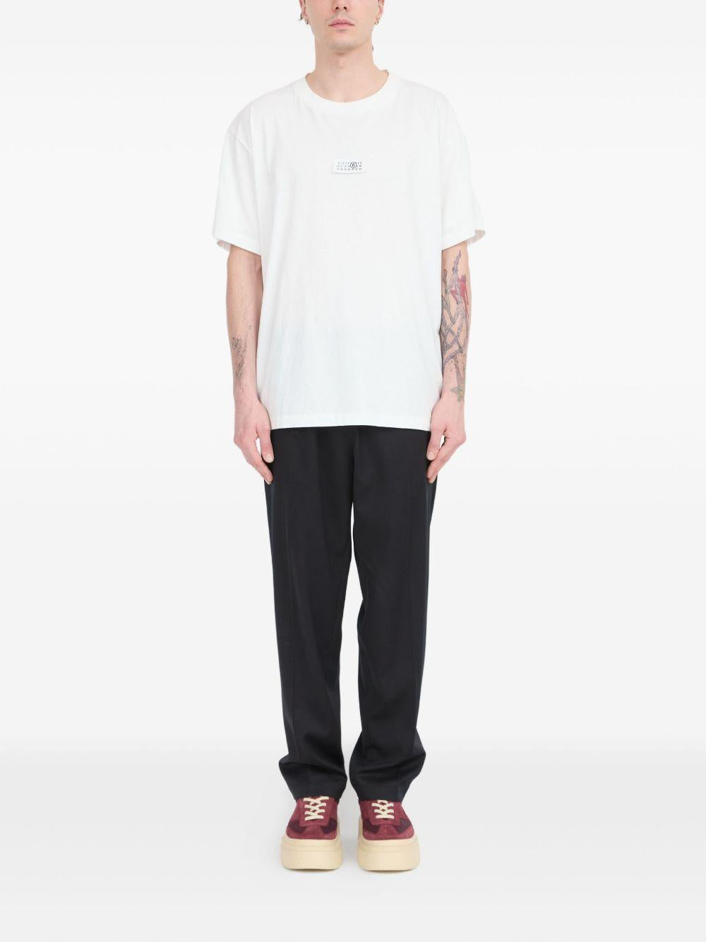 MM6 MAISON MARGIELA T-shirt girocollo con applicazione