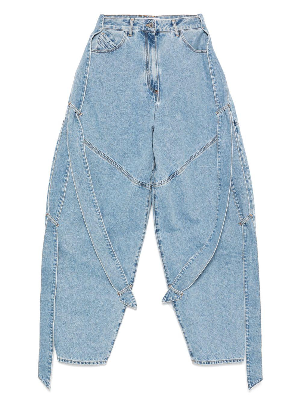 THE ATTICO Jeans over in denim