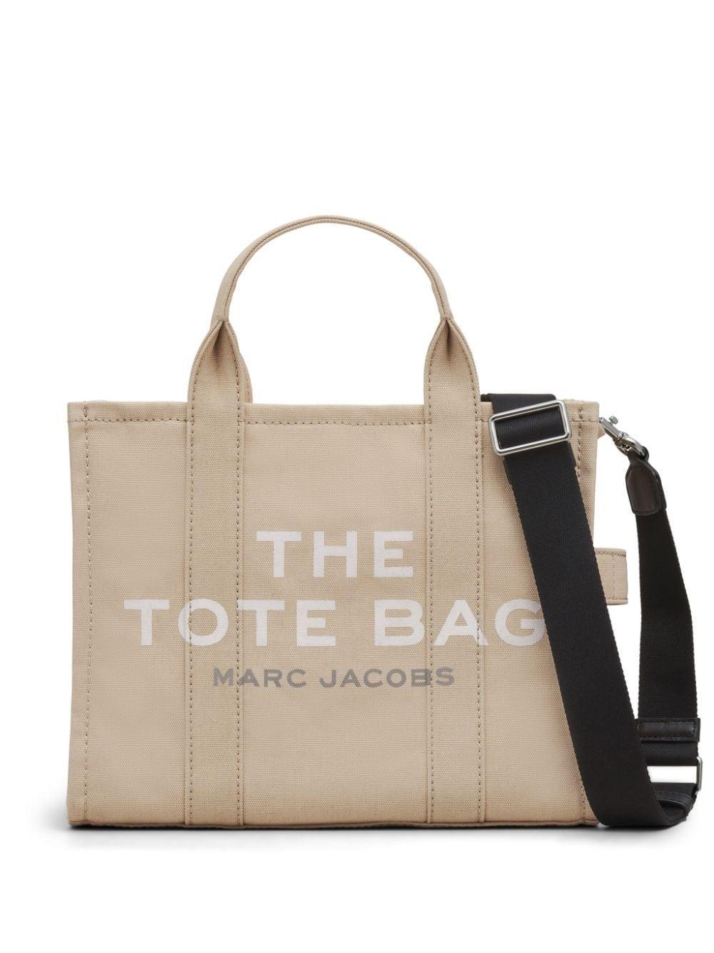 MARC JACOBS Borsa tote 'The Canvas Media' in cotone beige