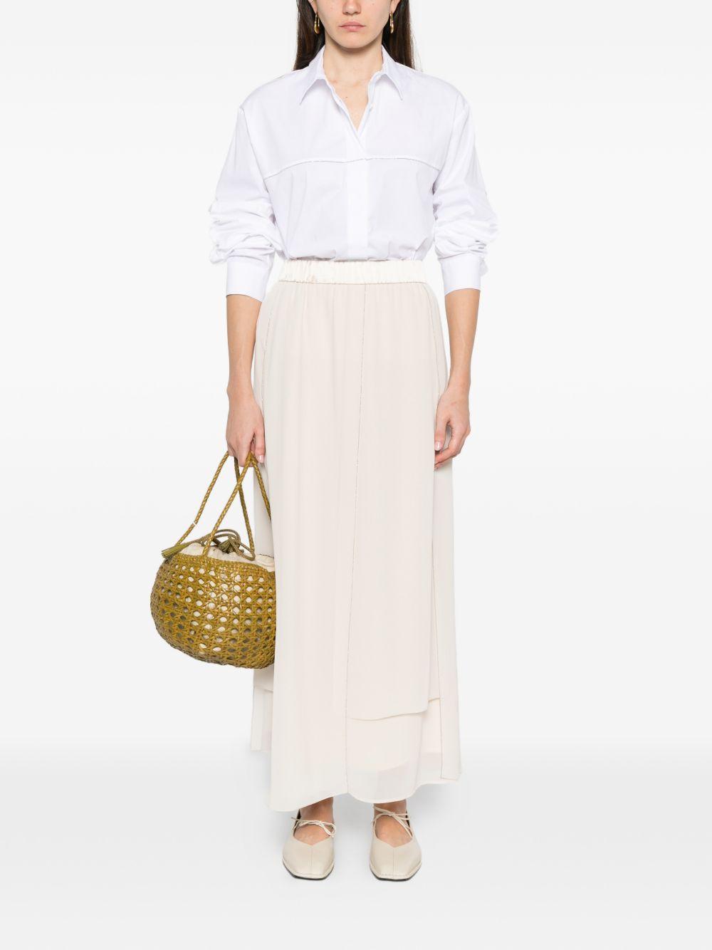 PESERICO Camicia bianca a maniche lunghe