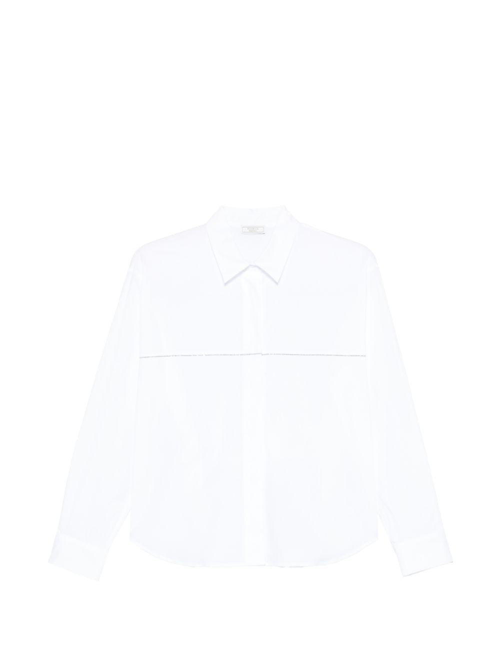 PESERICO Camicia bianca a maniche lunghe