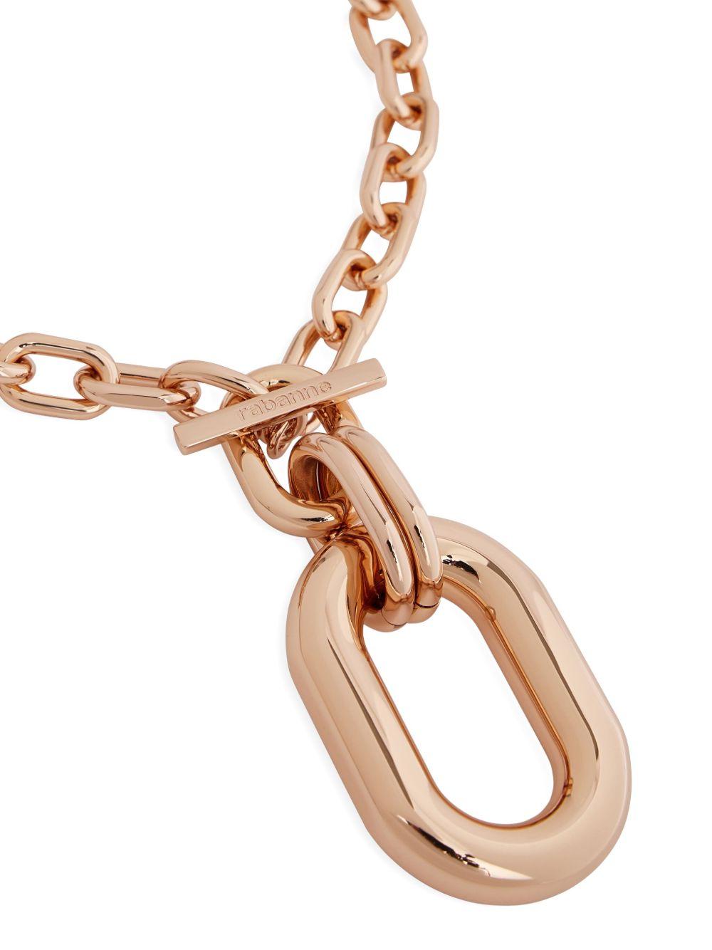 RABANNE Collana 'XL Link' rose gold