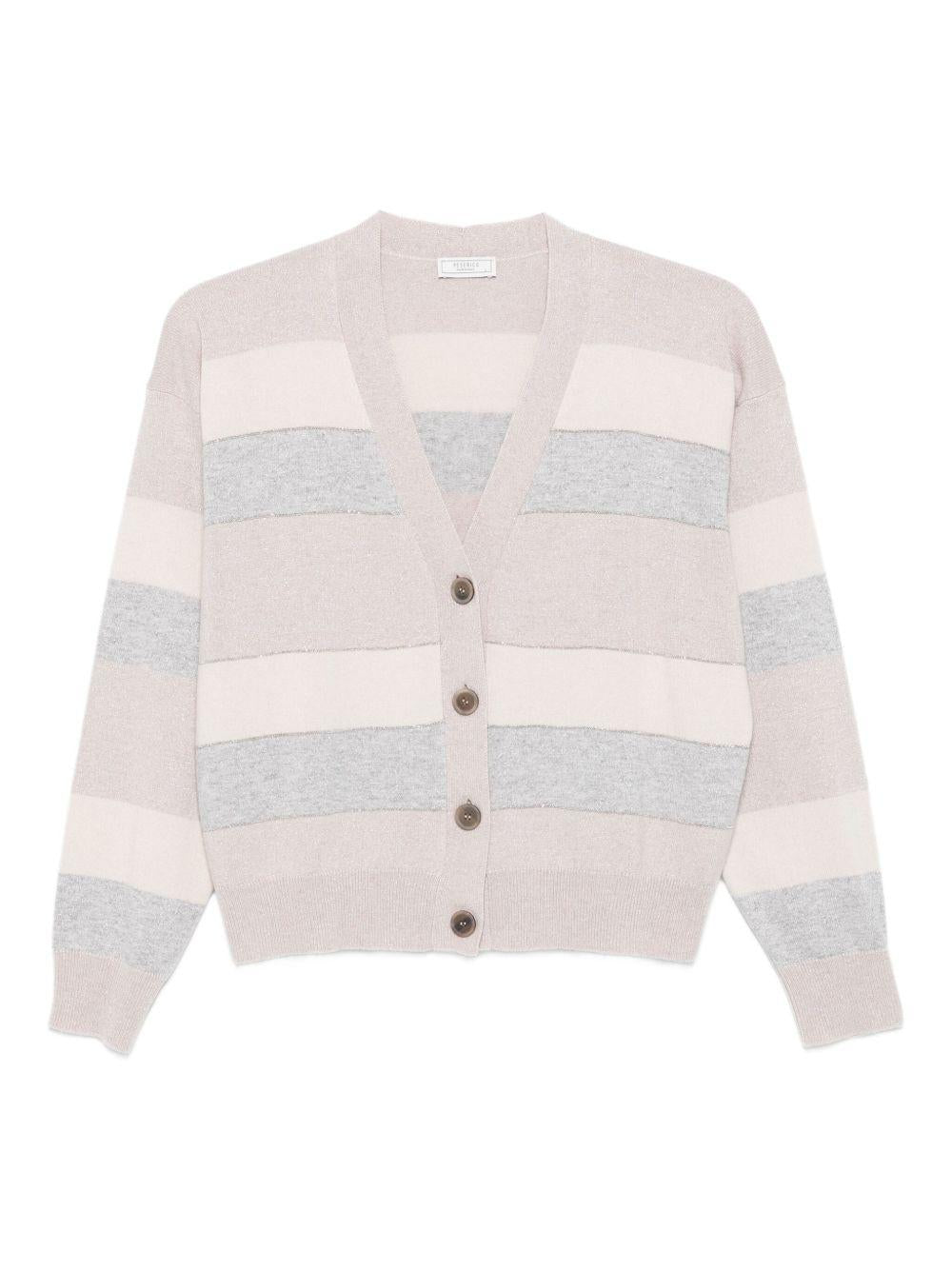 PESERICO Cardigan a righe