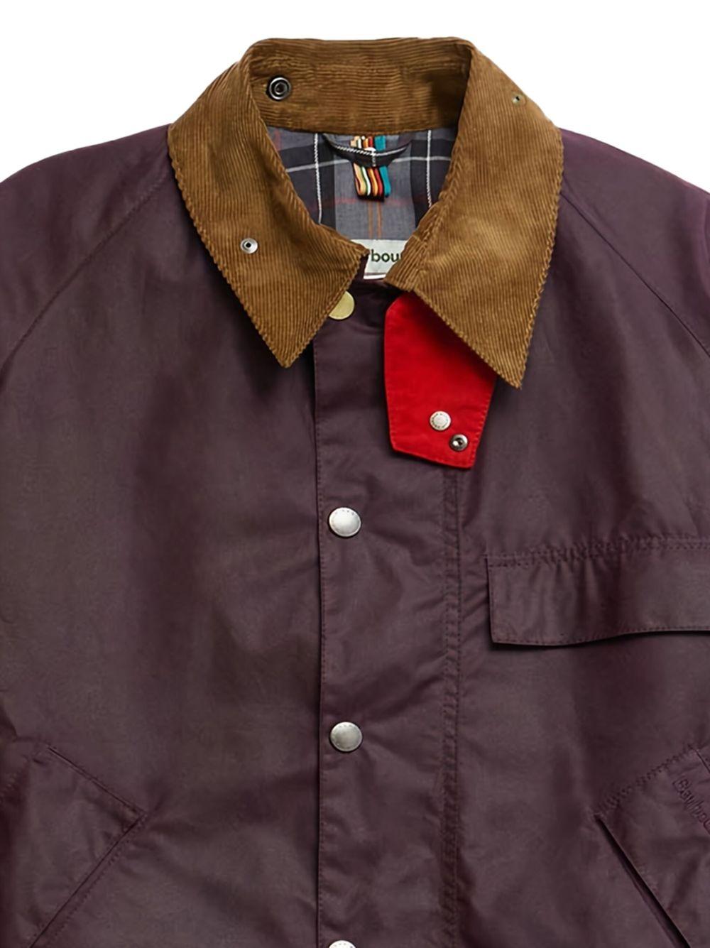BARBOUR Giacca in cotone viola Barbour x Paul Smith