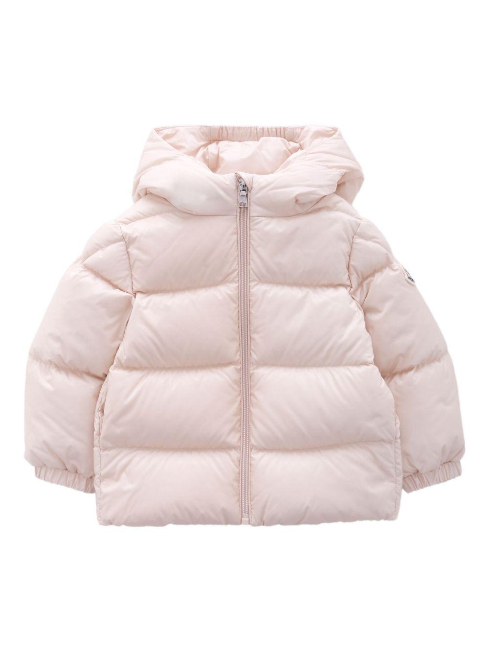 MONCLER Piumino 'Sharon' con cappuccio rosa