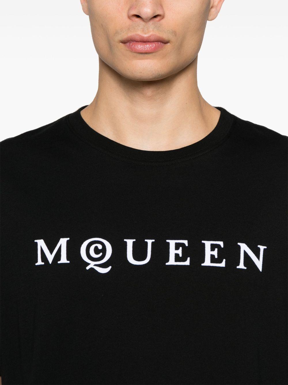 ALEXANDER McQUEEN T-shirt in cotone con stampa