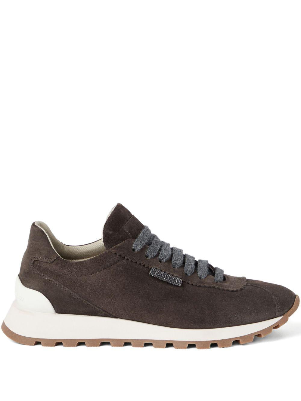BRUNELLO CUCINELLI Sneakers in camoscio