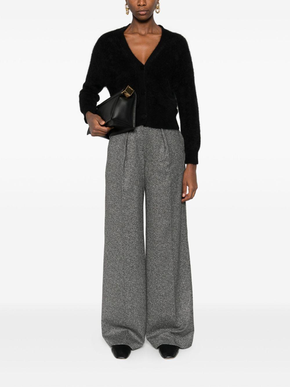 TABARONI Maglia con scollo a V nera