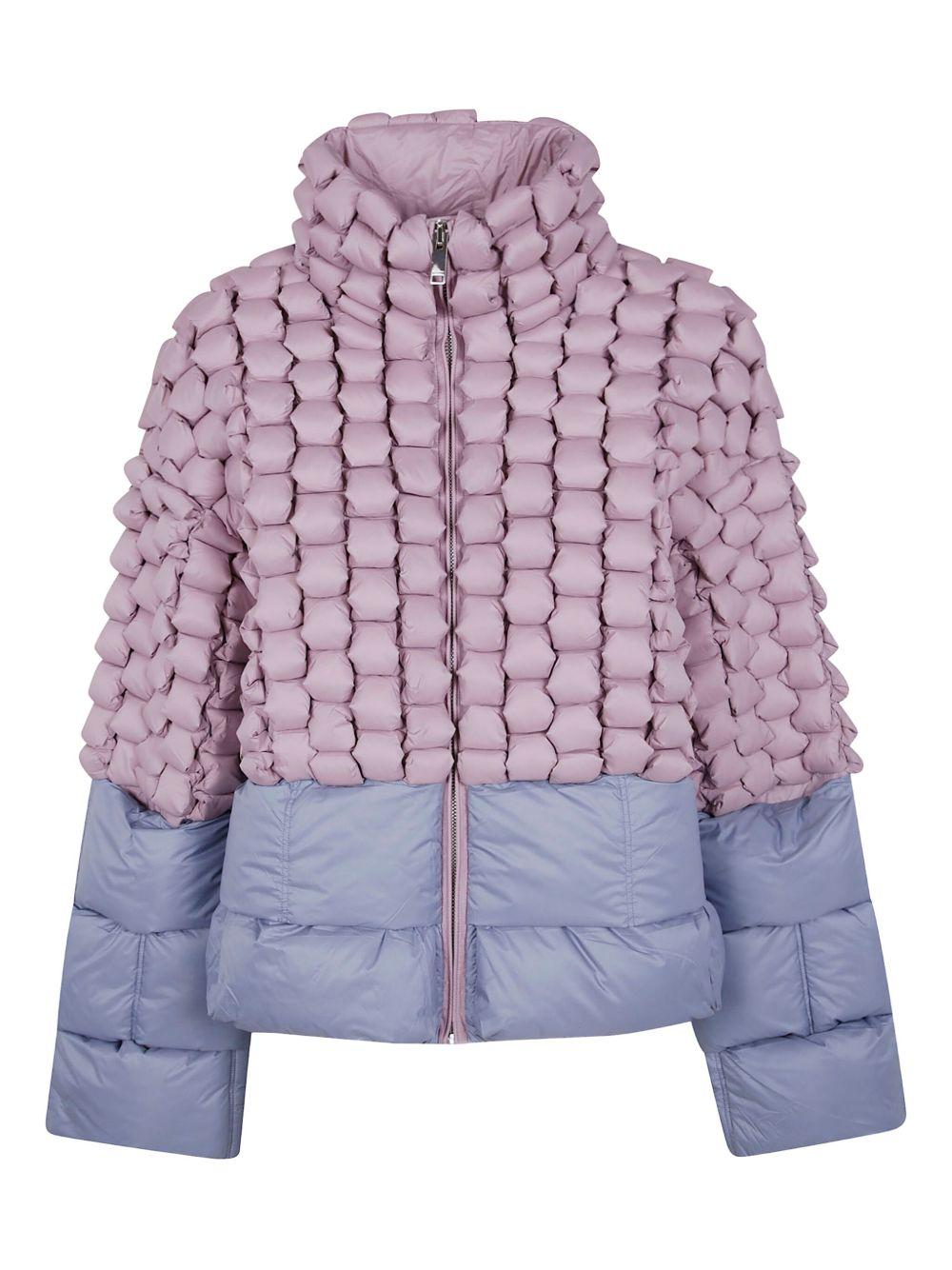 RAXXY Piumino rosa e azzurro con design trapuntato in 3D