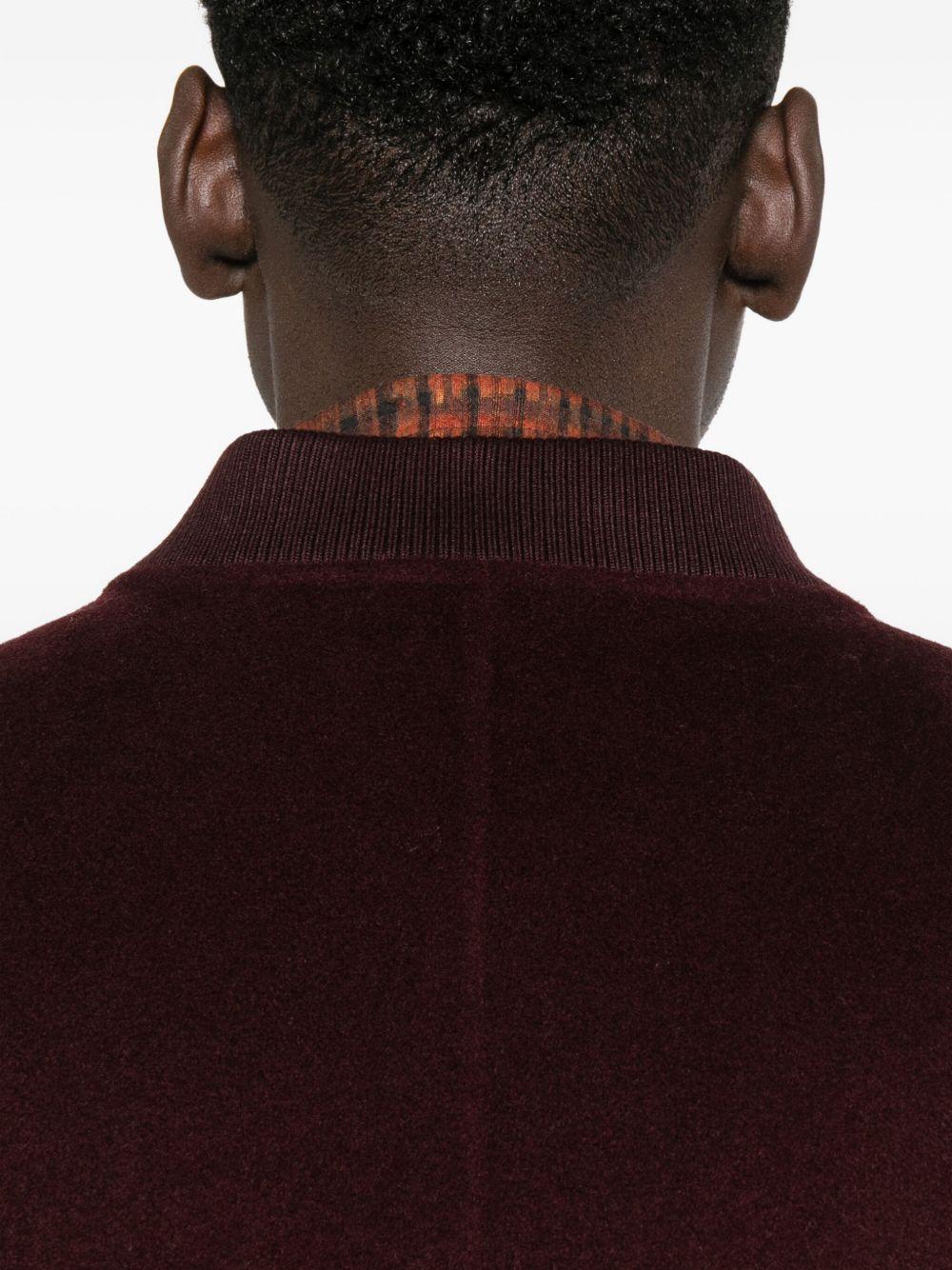 AMARANTO Bomber con zip