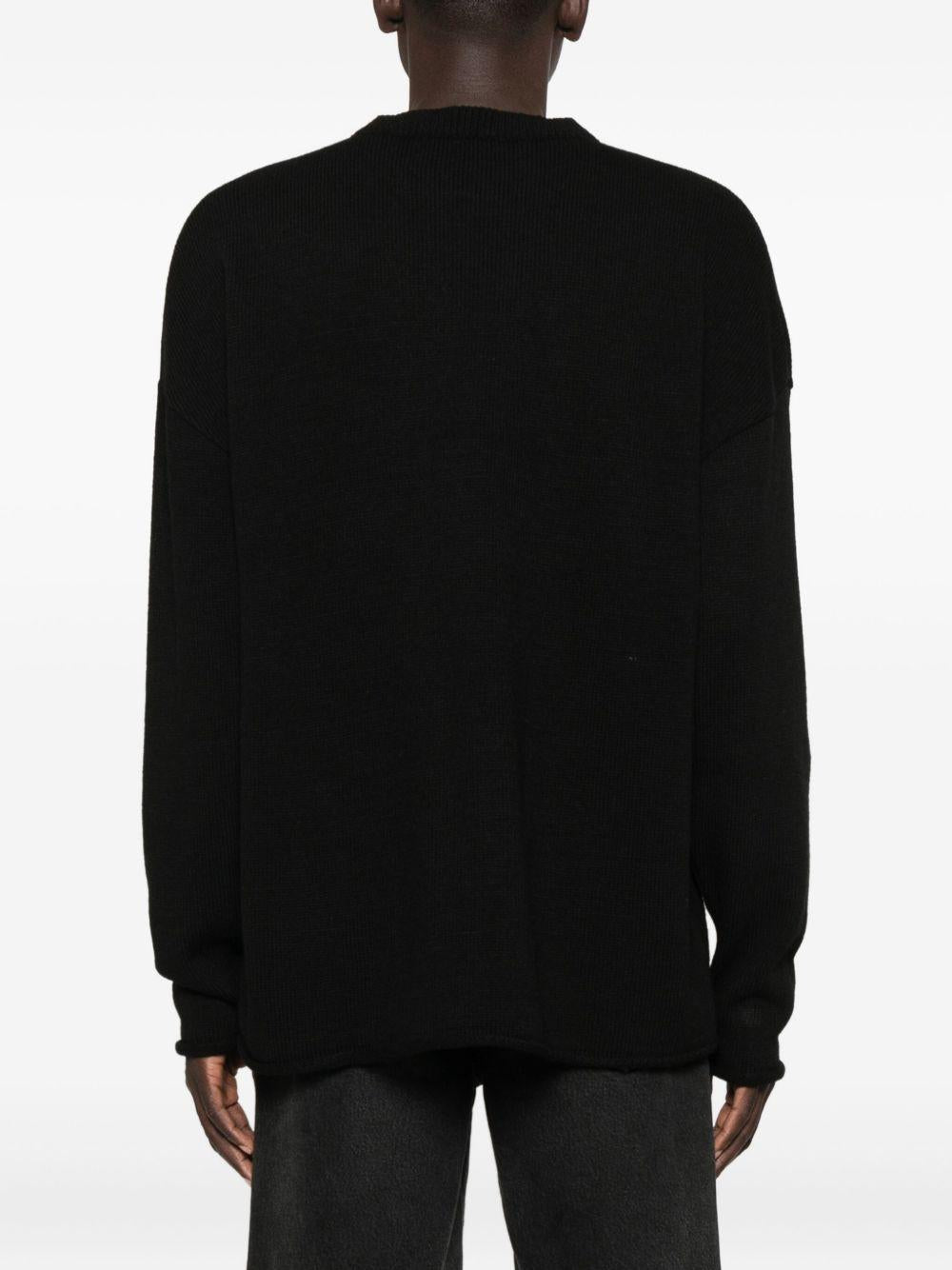 VISION OF SUPER Felpa girocollo nera