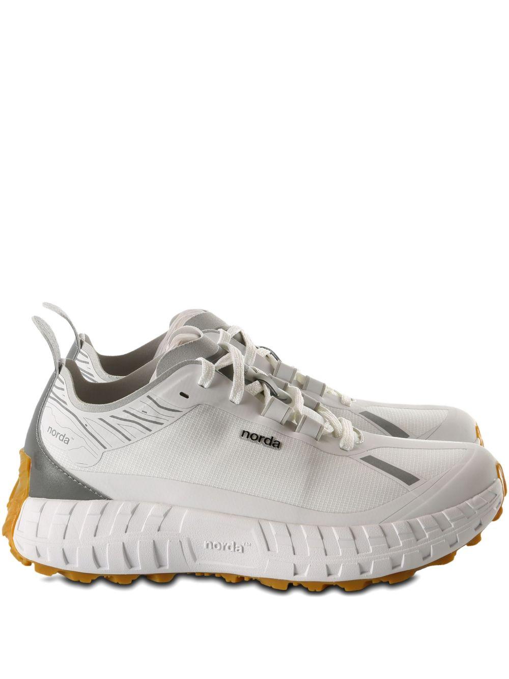 NORDA Sneakers 001A da running ultraleggere in materiali high-tech bianchi