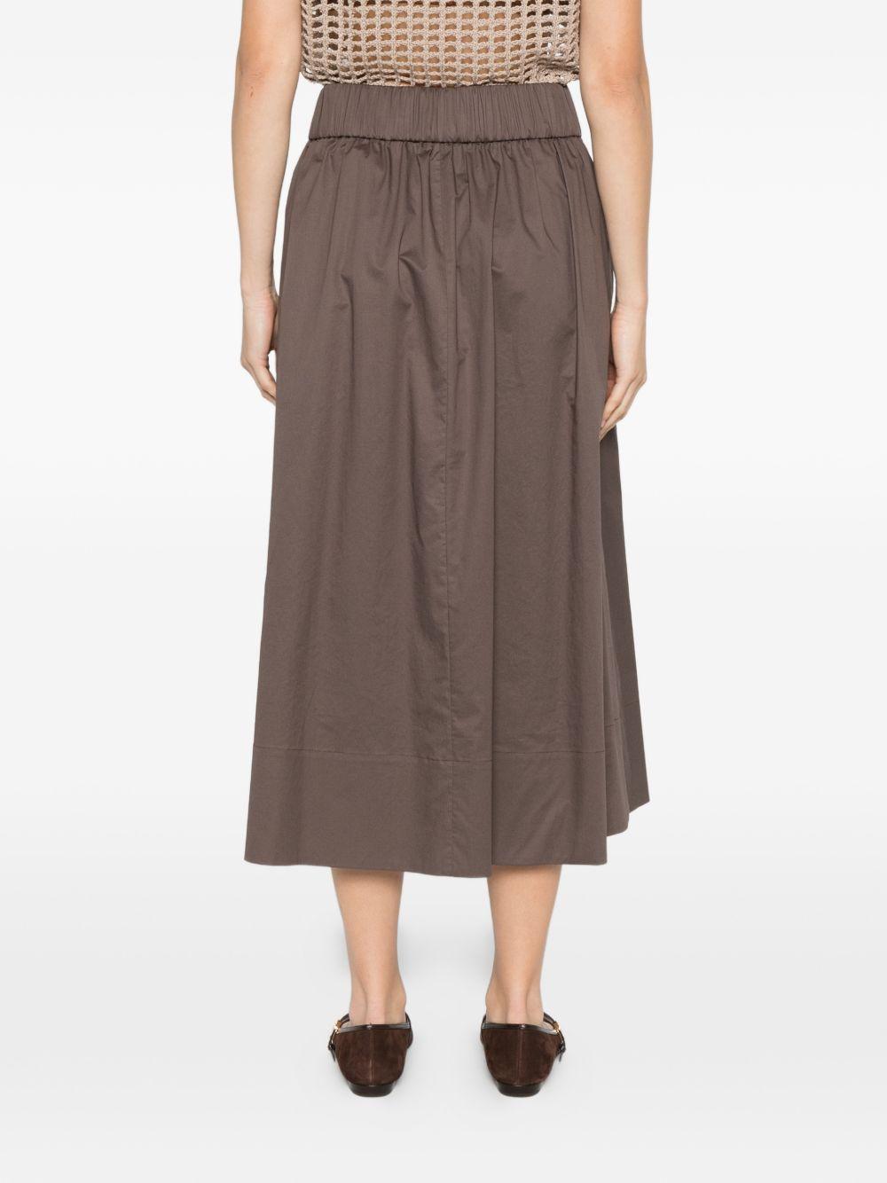 PESERICO Gonna midi a pieghe