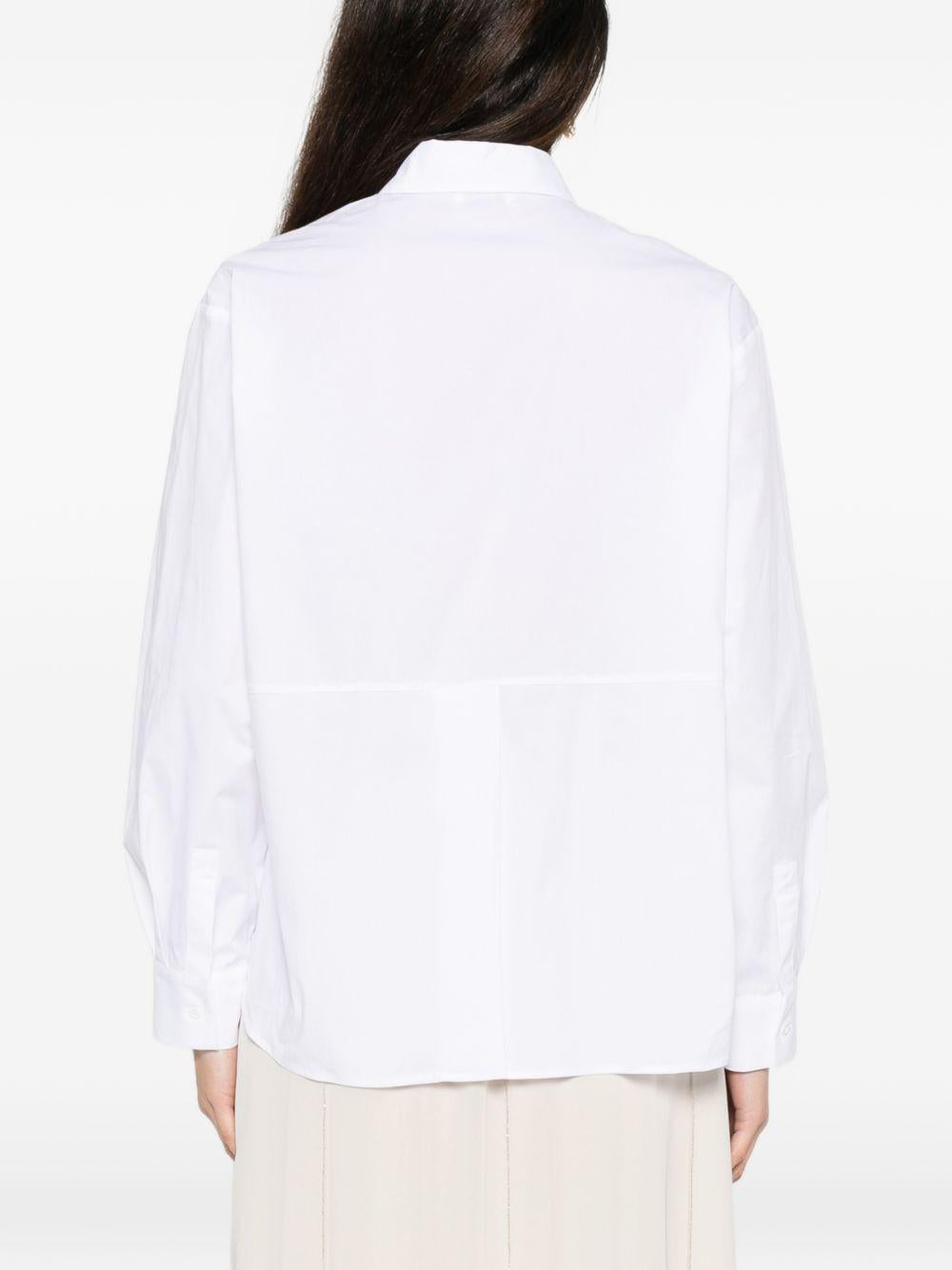 PESERICO Camicia bianca a maniche lunghe