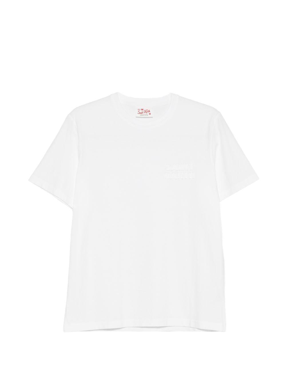 MC2 SAINT BARTH T-shirt a maniche corte Portofino bianca