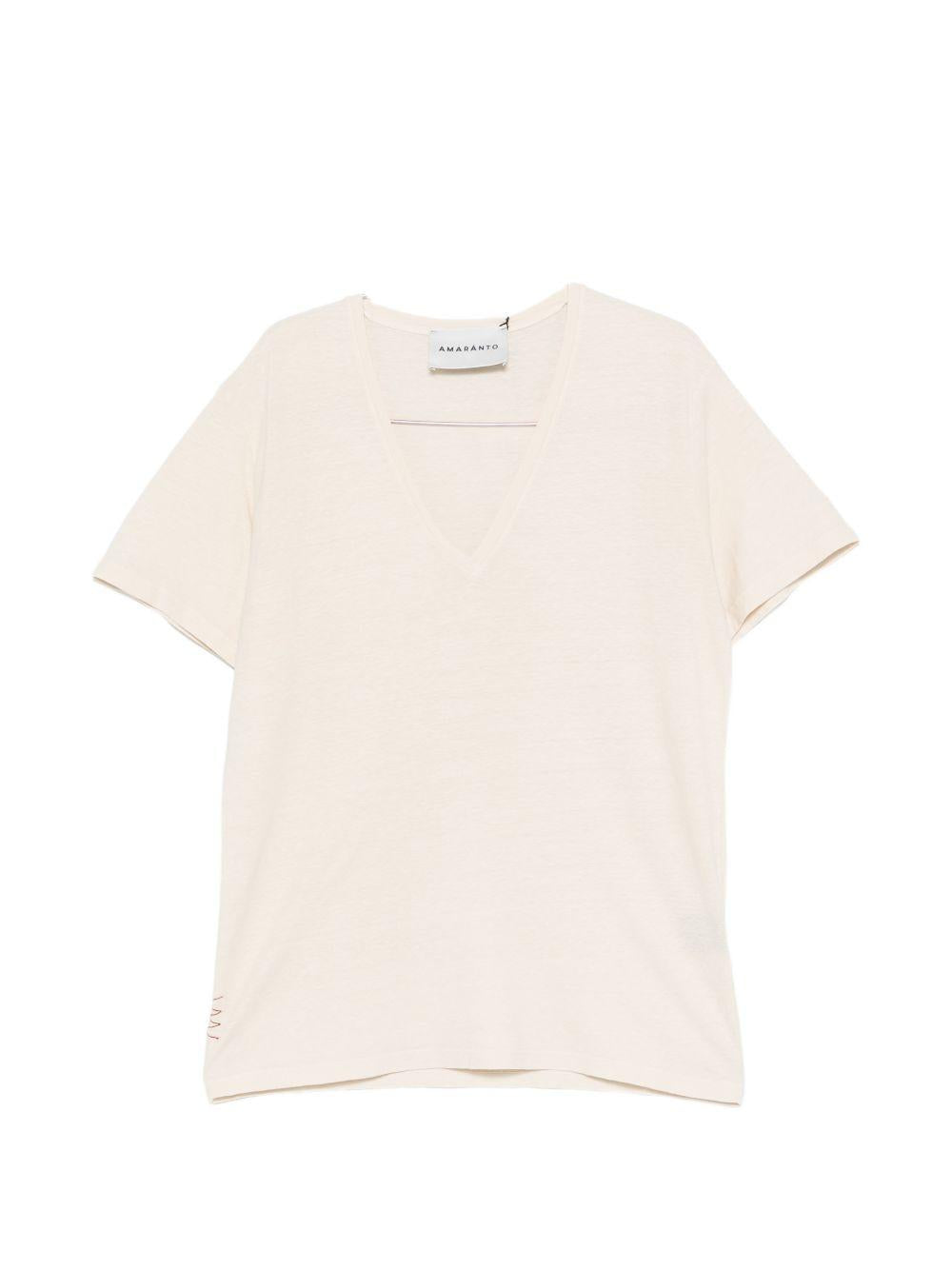 AMARANTO T-shirt color panna Abu