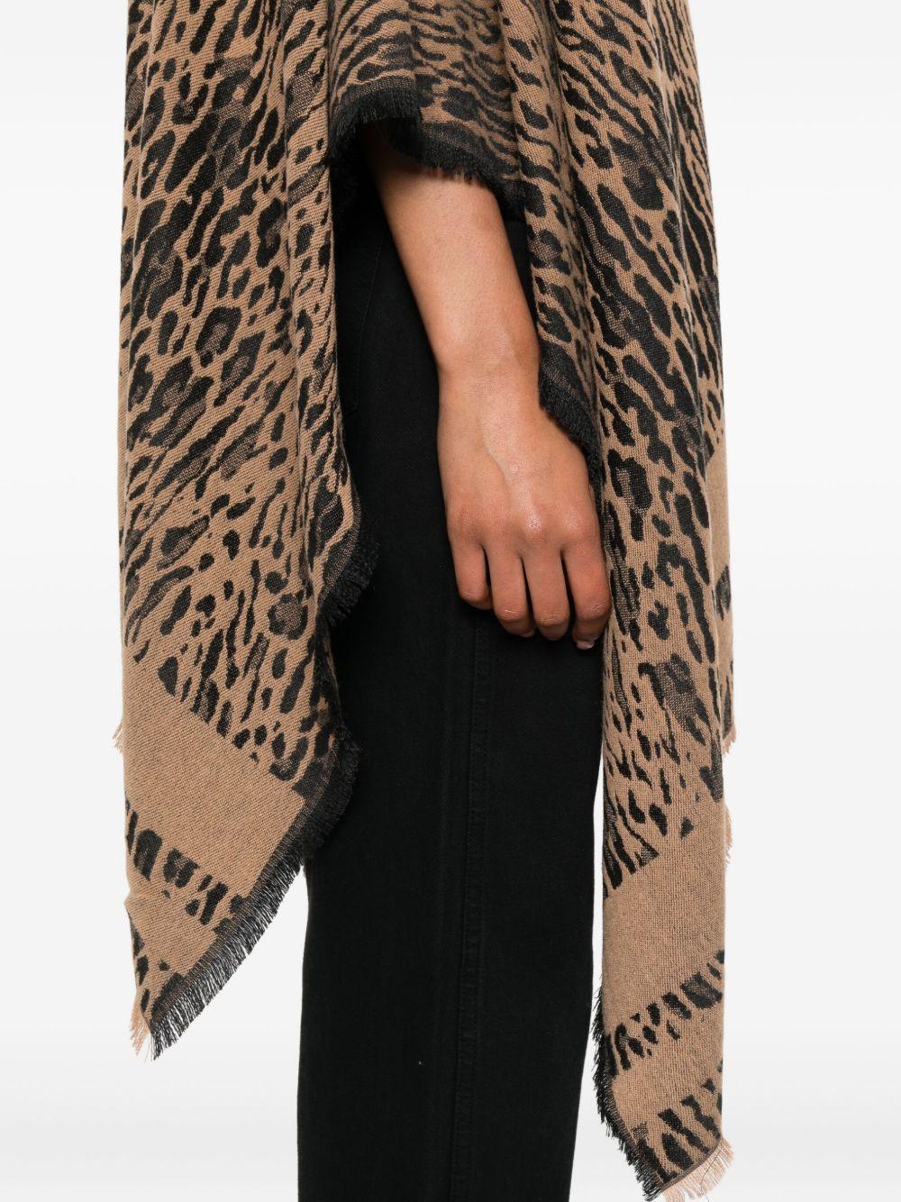 LIUJO Poncho animalier