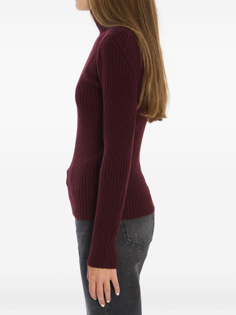MAX MARA Maglia dolcevita Aral bordeaux