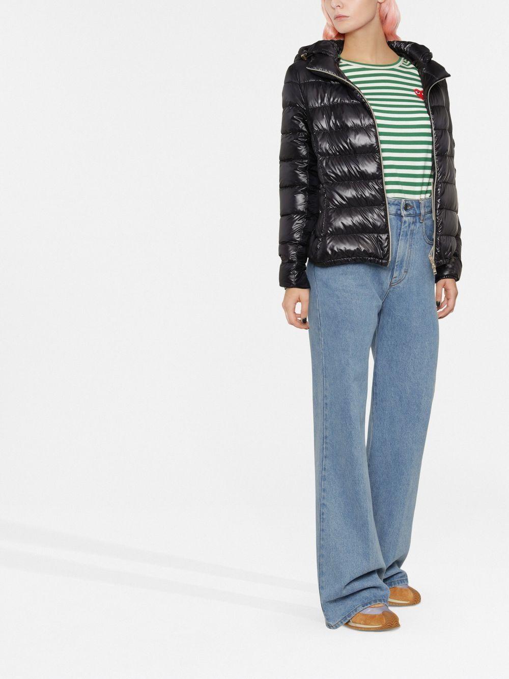 HERNO Piumino corto con cappuccio