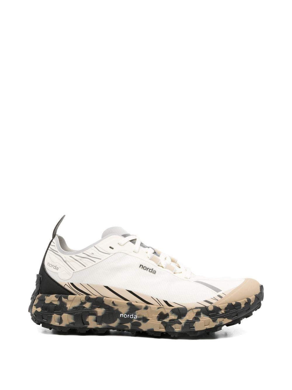 NORDA Sneakers Dyneema bianche con suola marrone