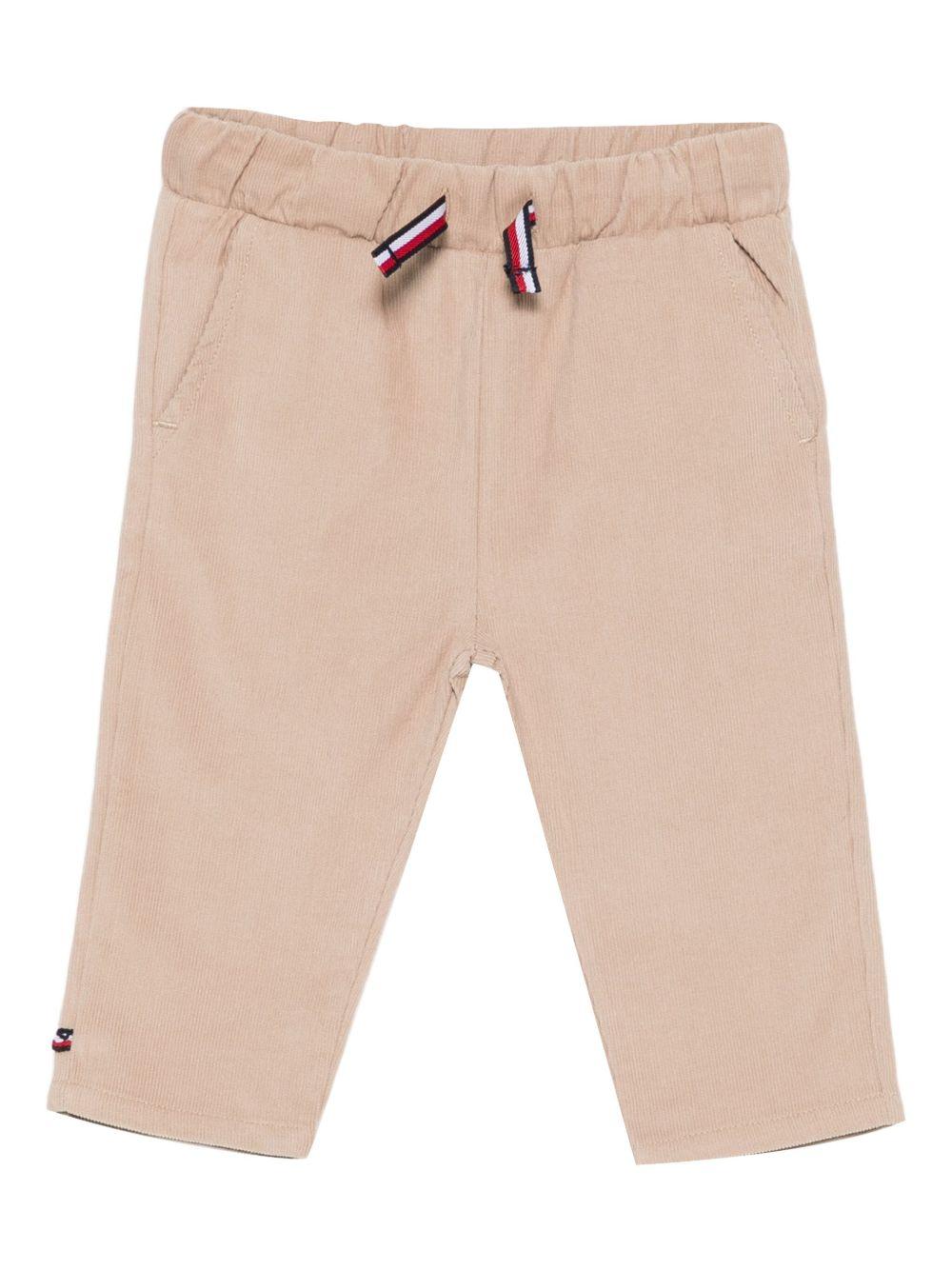 TOMMY HILFIGER Pantaloni a coste con coulisse