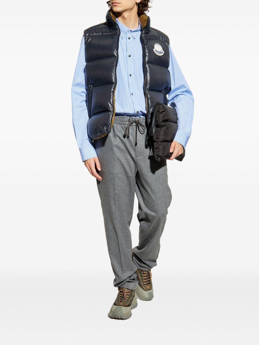 MONCLER Gilet imbottito con logo