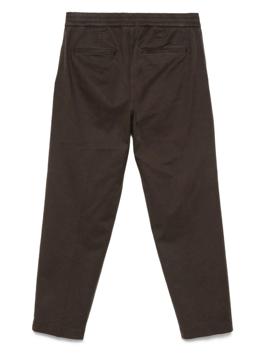 SEVENTY Pantaloni marrone con vita elasticizzata