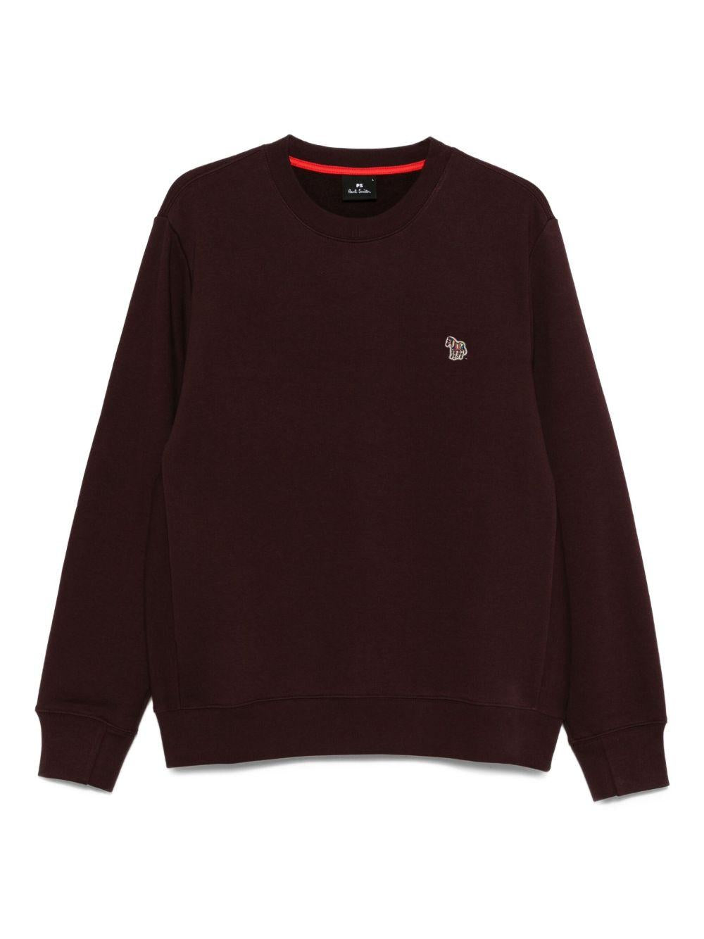 PS PAUL SMITH Felpa girocollo bordeaux