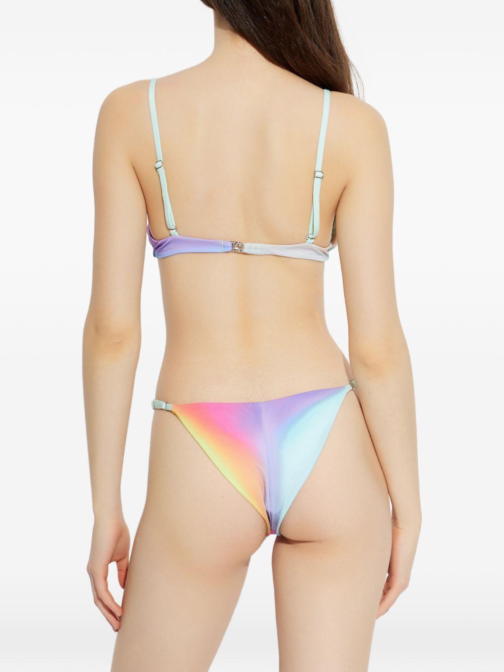 CASABLANCA Slip bikini con sfumature multicolore