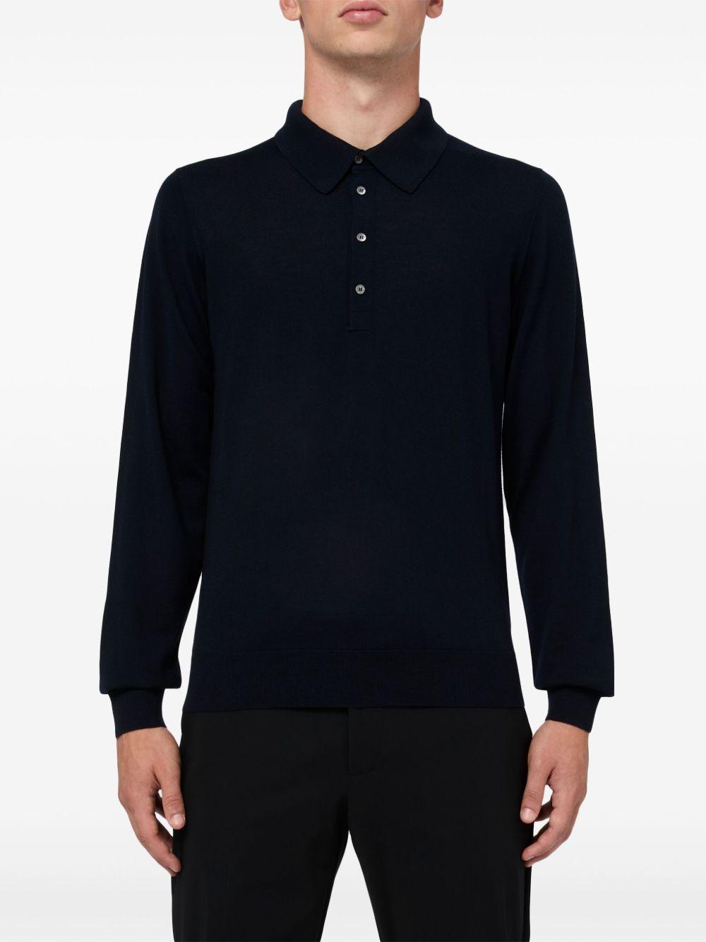 PIACENZA CASHMERE Polo in lana blu