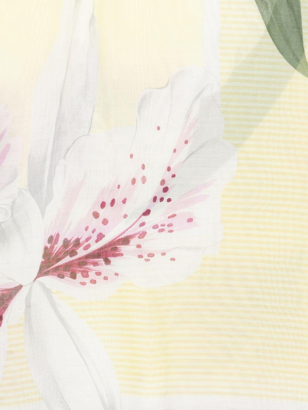LIUJO Foulard sciarpa con stampa floreale