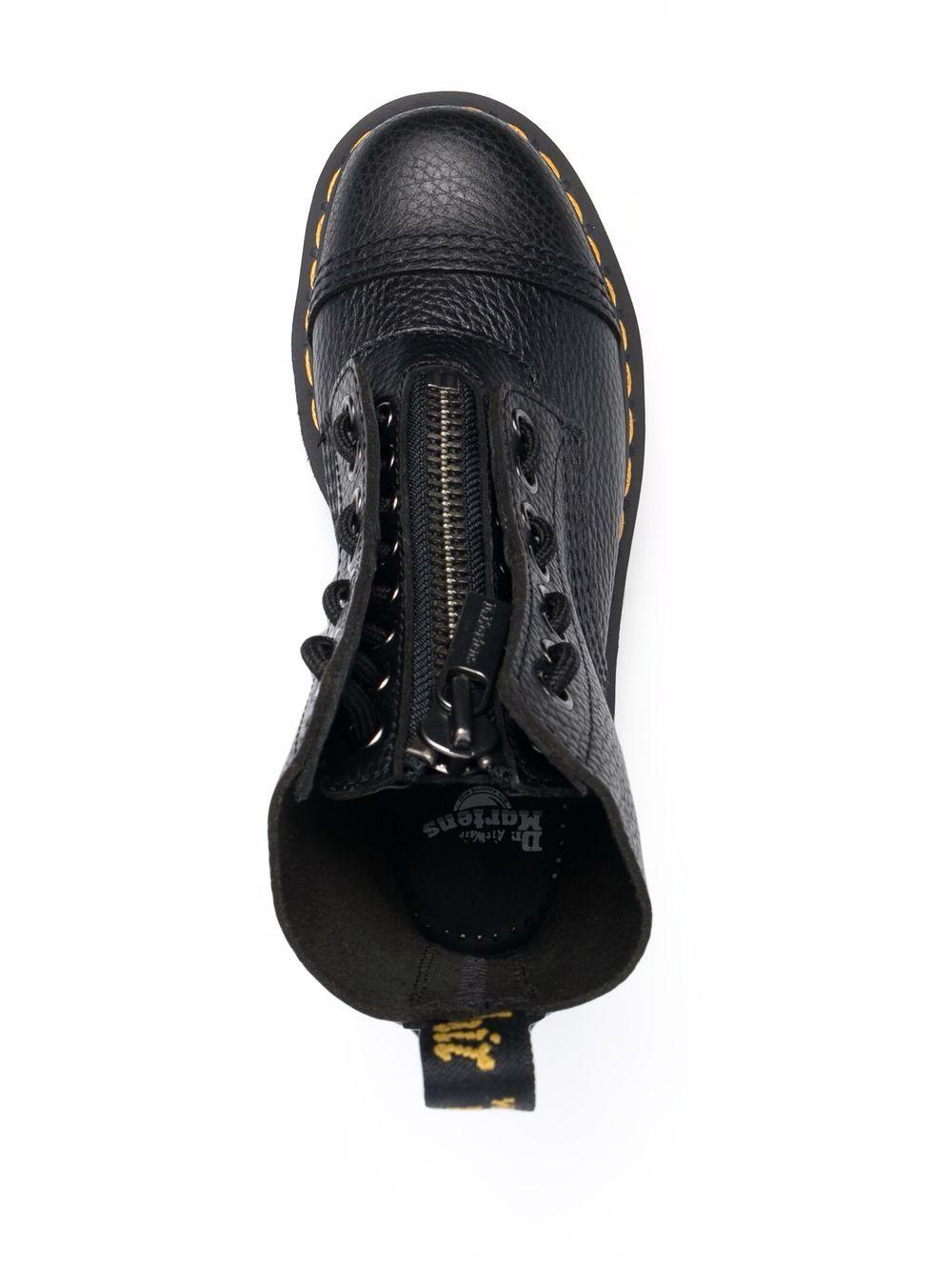 DR MARTENS Stivali stringati in pelle nera 'Sinclair'