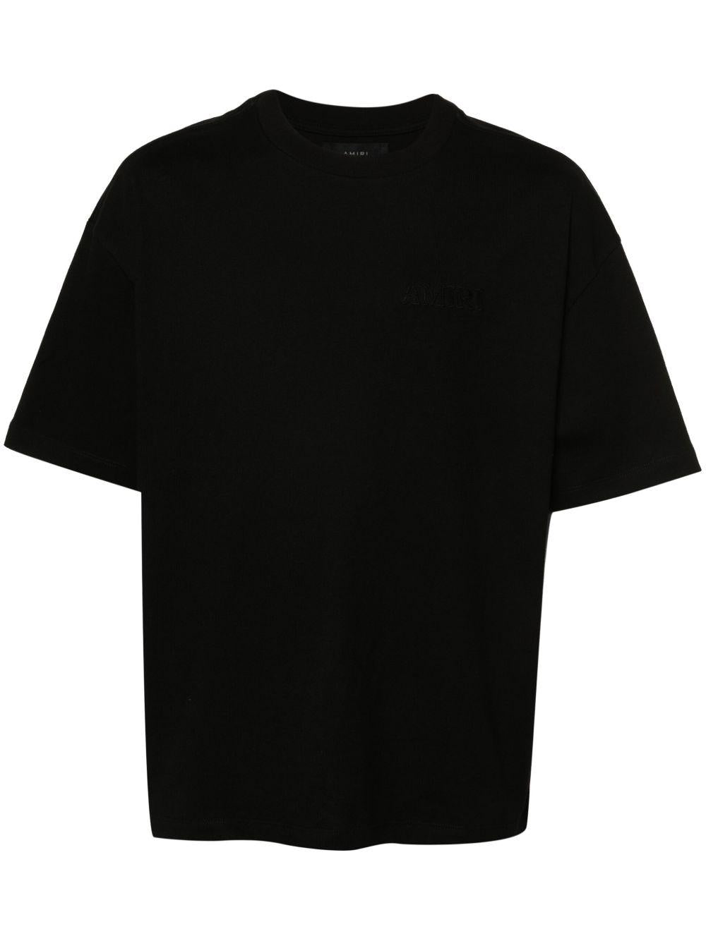 AMIRI T-shirt con logo in cotone nero