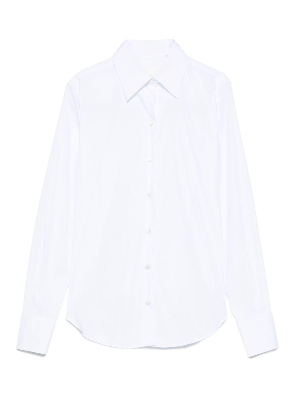 XACUS Camicia Perla in cotone bianco