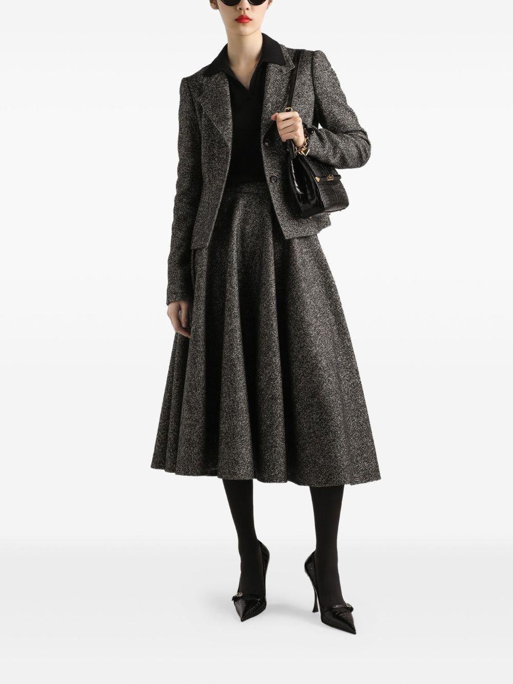 DOLCE e GABBANA Giacca con effetto mélange