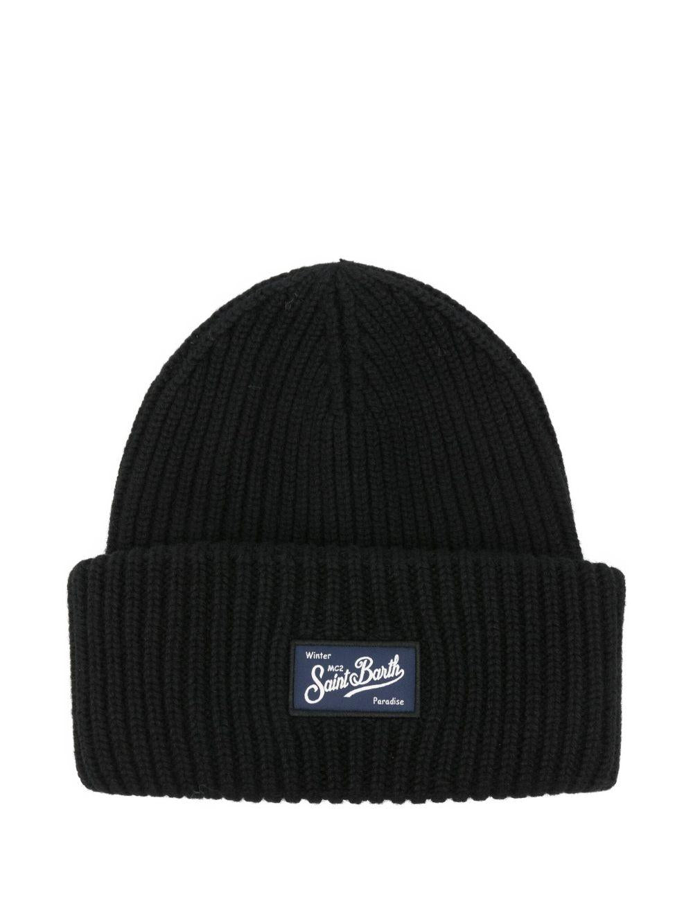 MC2 SAINT BARTH Berretto 'Berry' nero
