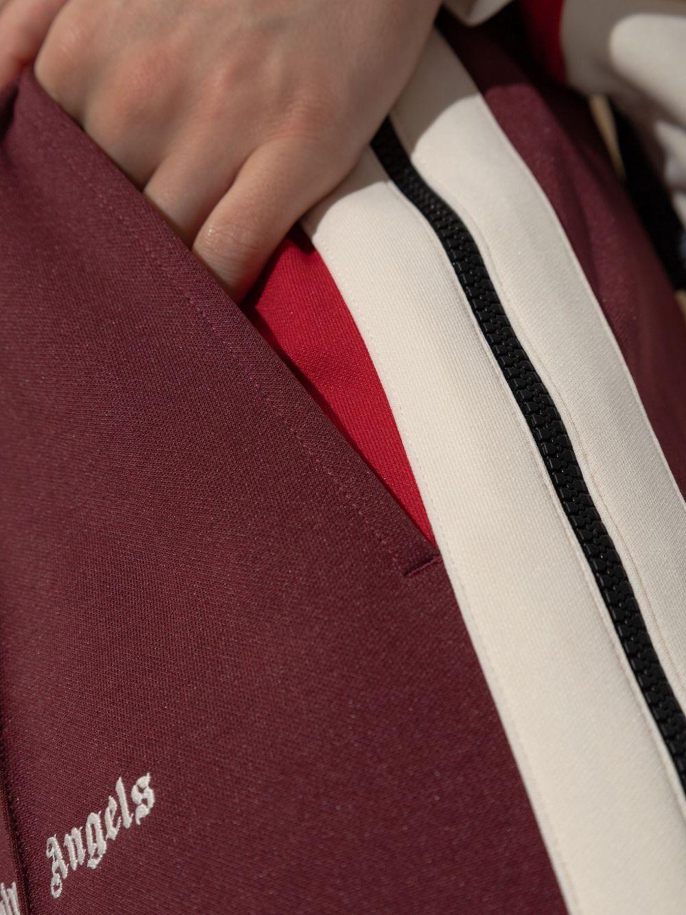 PALM ANGELS Pantaloni sportivi bordeaux