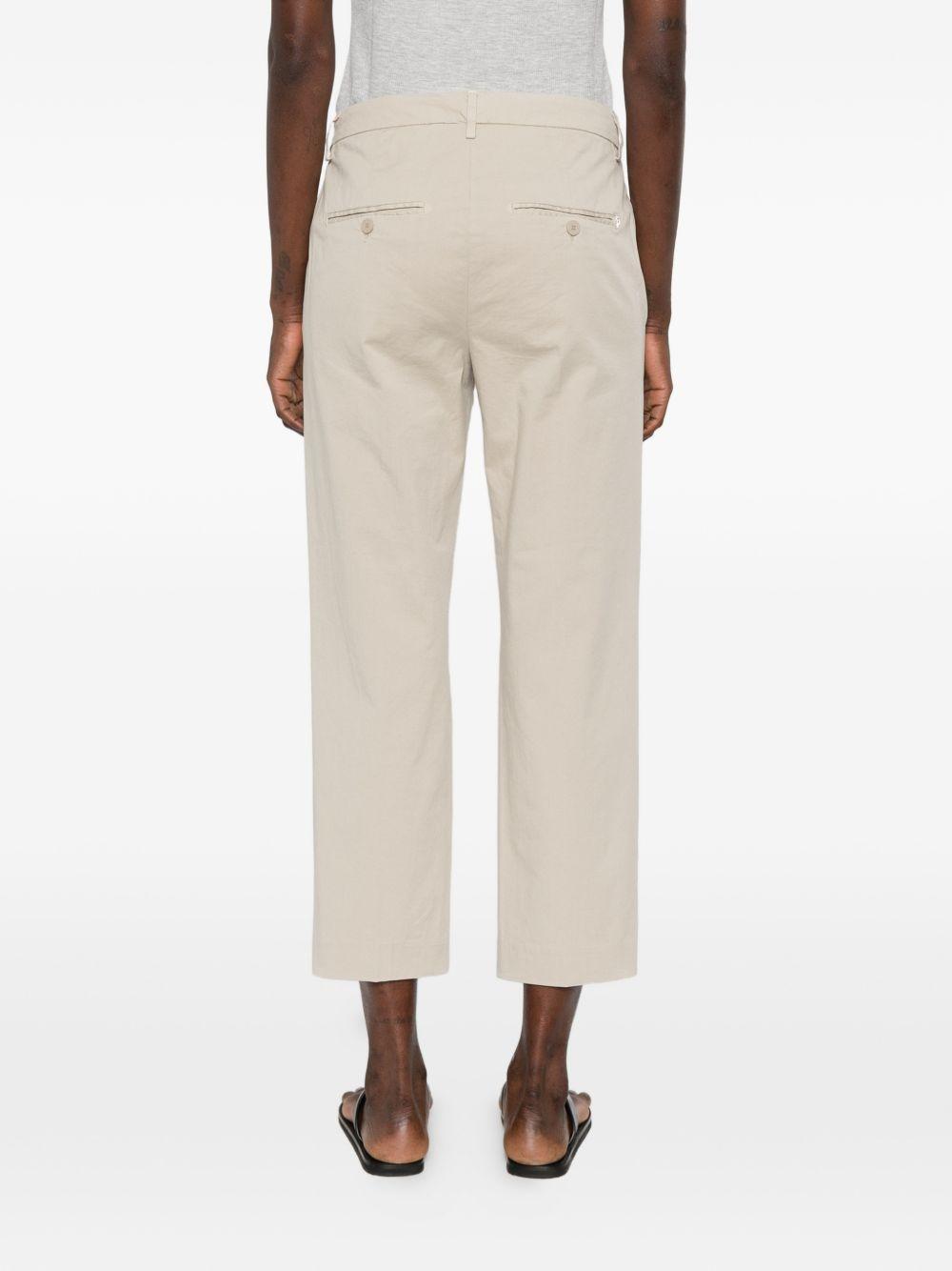 DONDUP Pantaloni Nima beige con bottoni